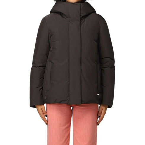 Piumino corto Donna PRESQUE Jacket Nero WOOLRICH- Francavilla Moda